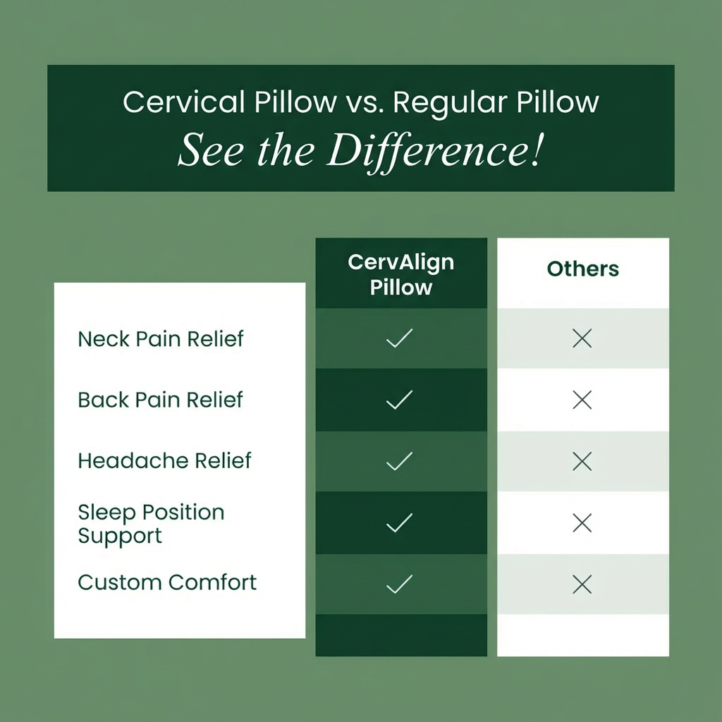 CervAlign™ Memory Foam Pillow Relivix