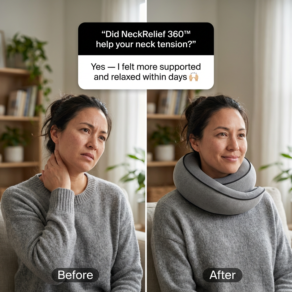 NeckRelief 360™ Support Pillow Relivix