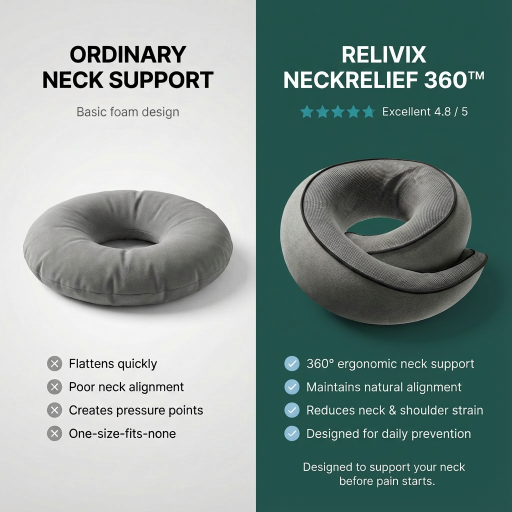 NeckRelief 360™ Support Pillow Relivix