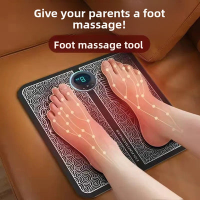 EMS Foot Massager Pad with Pulse Therapy Relivix