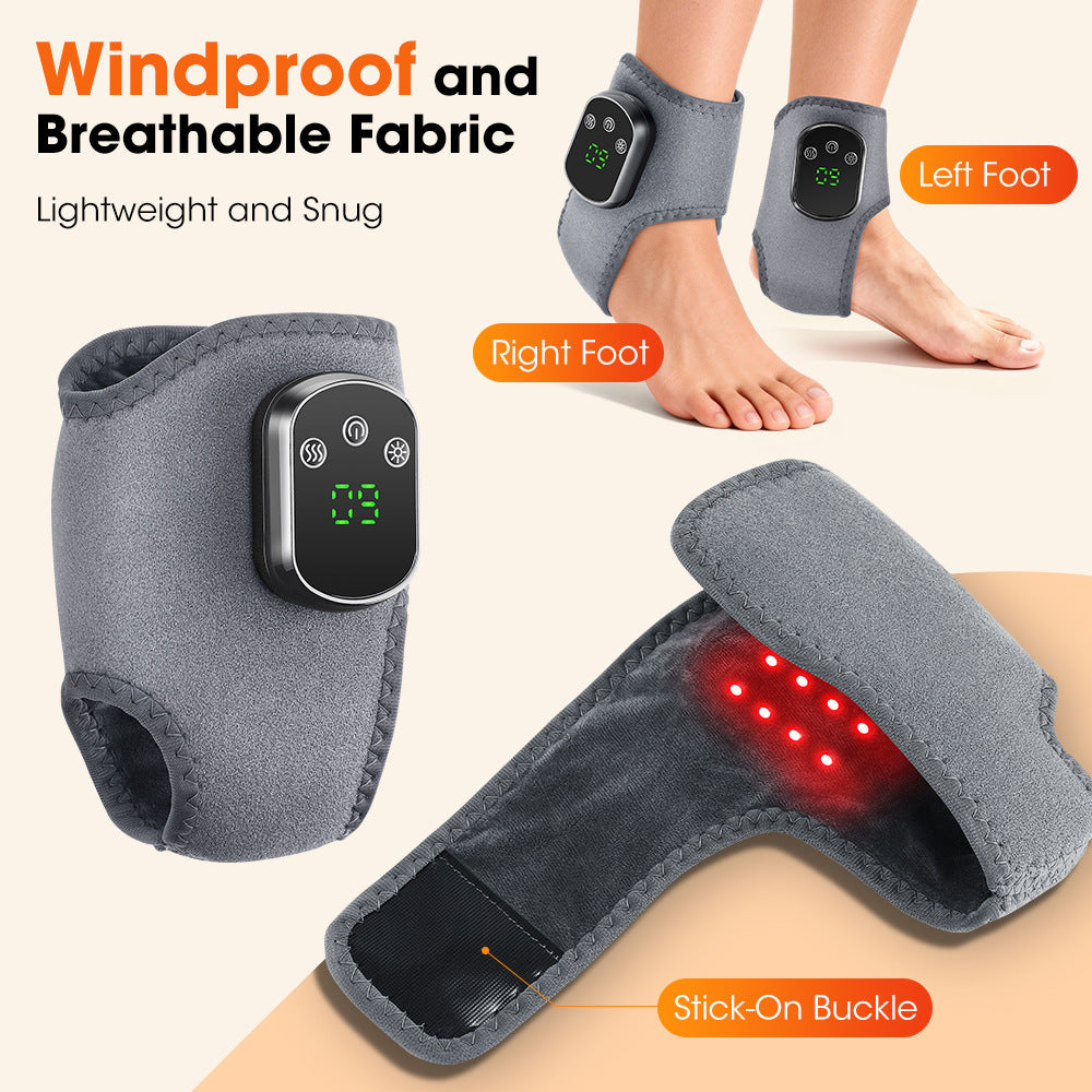 Red Light Therapy Foot Massager with Heat and Vibration Relivix