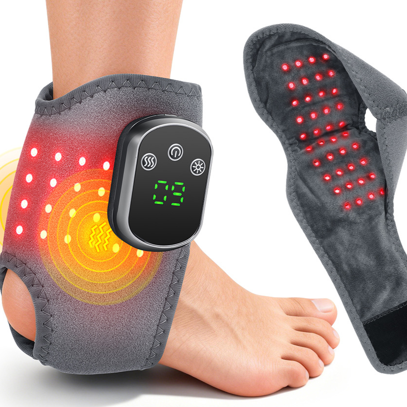 Red Light Therapy Foot Massager with Heat and Vibration Relivix