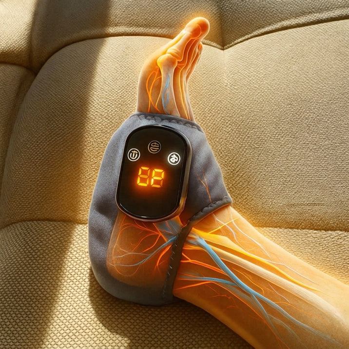 Red Light Therapy Foot Massager with Heat and Vibration Relivix