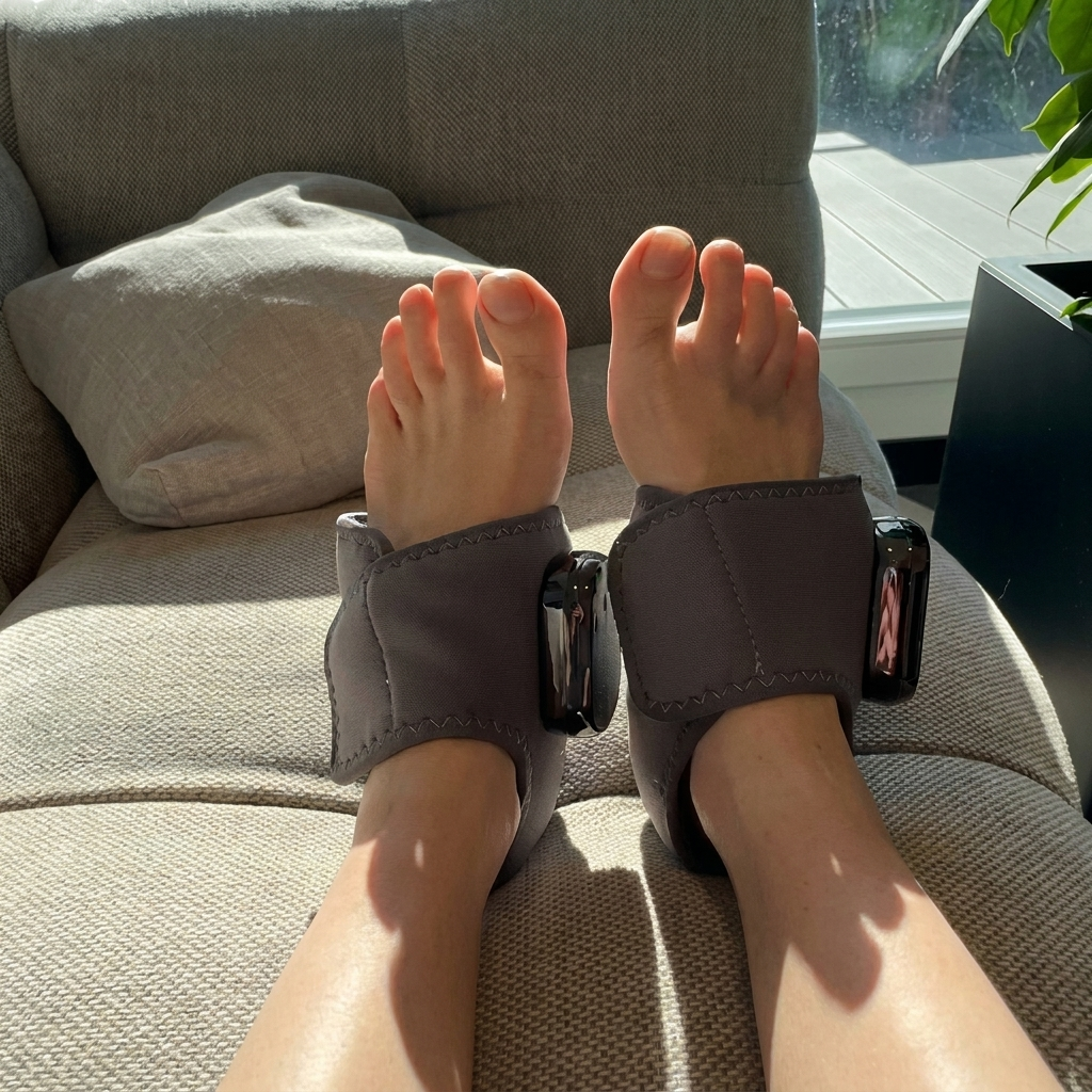 Red Light Therapy Foot Massager with Heat and Vibration Relivix